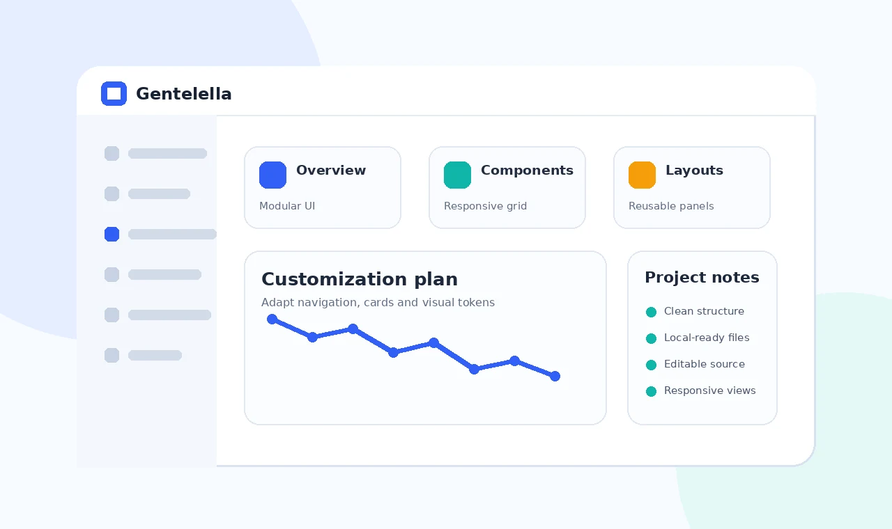 How to Customize a Gentelella Admin Dashboard illustration
